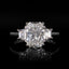 MILAN 2.50ct Radiant Cut 3-Stone Lab Grown Diamond Set in Platinum