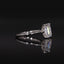 ELDORA 2.50ct Emerald Cut Solitaire Lab Grown Diamond Engagement Ring in Platinum