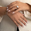 POLLY 3ct Toi Et Moi Lab Grown Diamond Engagement Ring in 18ct Gold