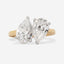 POLLY 3ct Toi Et Moi Lab Grown Diamond Engagement Ring in 18ct Gold