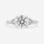 MERIDIAN 2.50ct Round 3-Stone Lab Grown Diamond Set in Silver