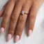 TOLKA 1ct Pear Solitaire Lab Grown Diamond Engagement Ring in 925 Silver
