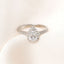 Pear Halo Lab Grown Diamond Engagement Ring 925 Silver