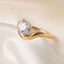 IVANNA Round Solitaire Lab Grown Diamond Engagement Ring in 925 Silver