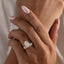 Zariyah 3ct Oval Solitaire Lab Grown Diamond Engagement Ring in 925 Silver