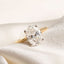 Zariyah 3ct Oval Solitaire Lab Grown Diamond Engagement Ring in 925 Silver