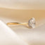 Zariyah 3ct Oval Solitaire Lab Grown Diamond Engagement Ring in 925 Silver