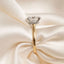 Zariyah 3ct Oval Solitaire Lab Grown Diamond Engagement Ring in 925 Silver