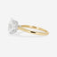 Zariyah 3ct Oval Solitaire Lab Grown Diamond Engagement Ring in 925 Silver