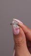 Zariyah 3ct Oval Solitaire Lab Grown Diamond Engagement Ring in 925 Silver