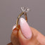 Zariyah 3ct Oval Solitaire Lab Grown Diamond Engagement Ring in 925 Silver