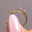 IMANI Pear Solitaire Lab Grown Diamond Engagement Ring in 925 Silver