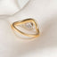 IMANI Pear Solitaire Lab Grown Diamond Engagement Ring in 925 Silver