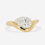 IMANI Pear Solitaire Lab Grown Diamond Engagement Ring in 925 Silver