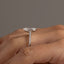 MILLIE Marquise Lab Diamond Solitaire Set in 925 Silver