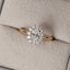 HEATHER 1ct 925 Silver Ring Oval Halo Lab Grown Diamond Engagement Ring