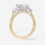 ELYSIAN 1.20ct Oval 3-Stone Lab Grown Diamond Engagement Ring in 925 Silver